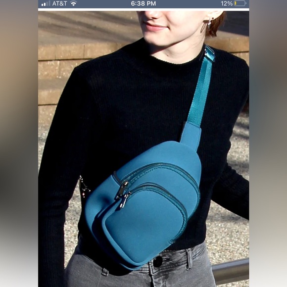 NEW K Carroll Shelly black sling crossbody bag - Picture 5 of 12